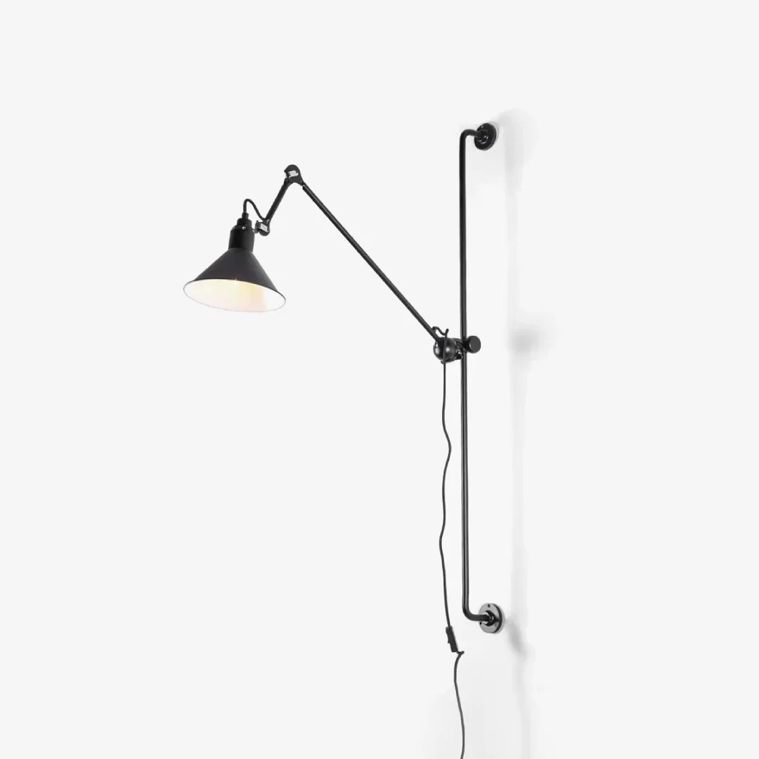 Traditional Wandlamp met schommelarm en steunframe Stylish