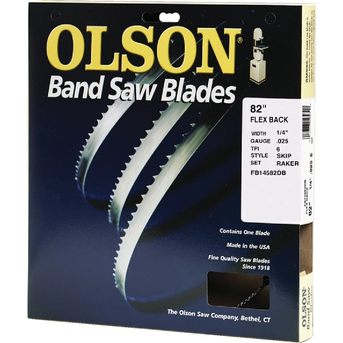 Healthy Olson 82 In. x 1 4 In. 6 TPI Skip Flex Back Band Saw Blade Quality