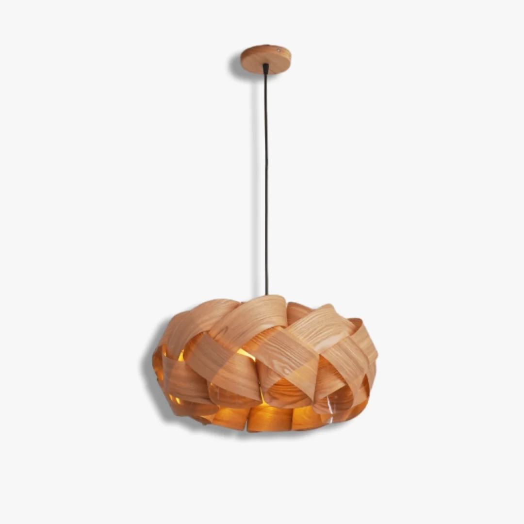 Official Houten Golf Hanglamp Trendy