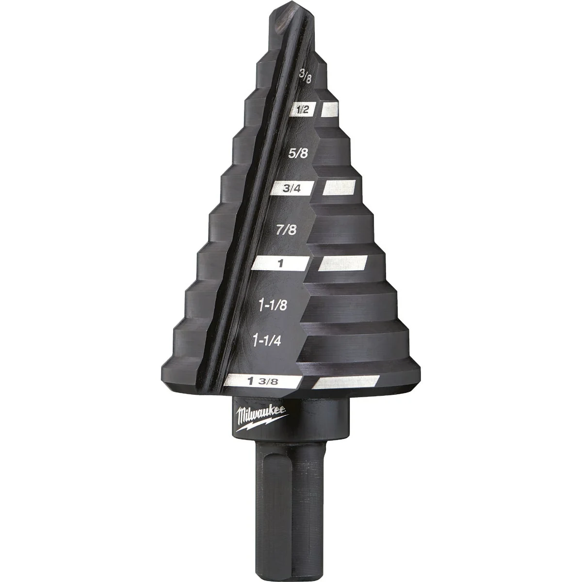 Next-Generation Milwaukee 1 4 In. - 1-3 8 In. 5 Step Drill Bit 10 Steps Fine Crafted