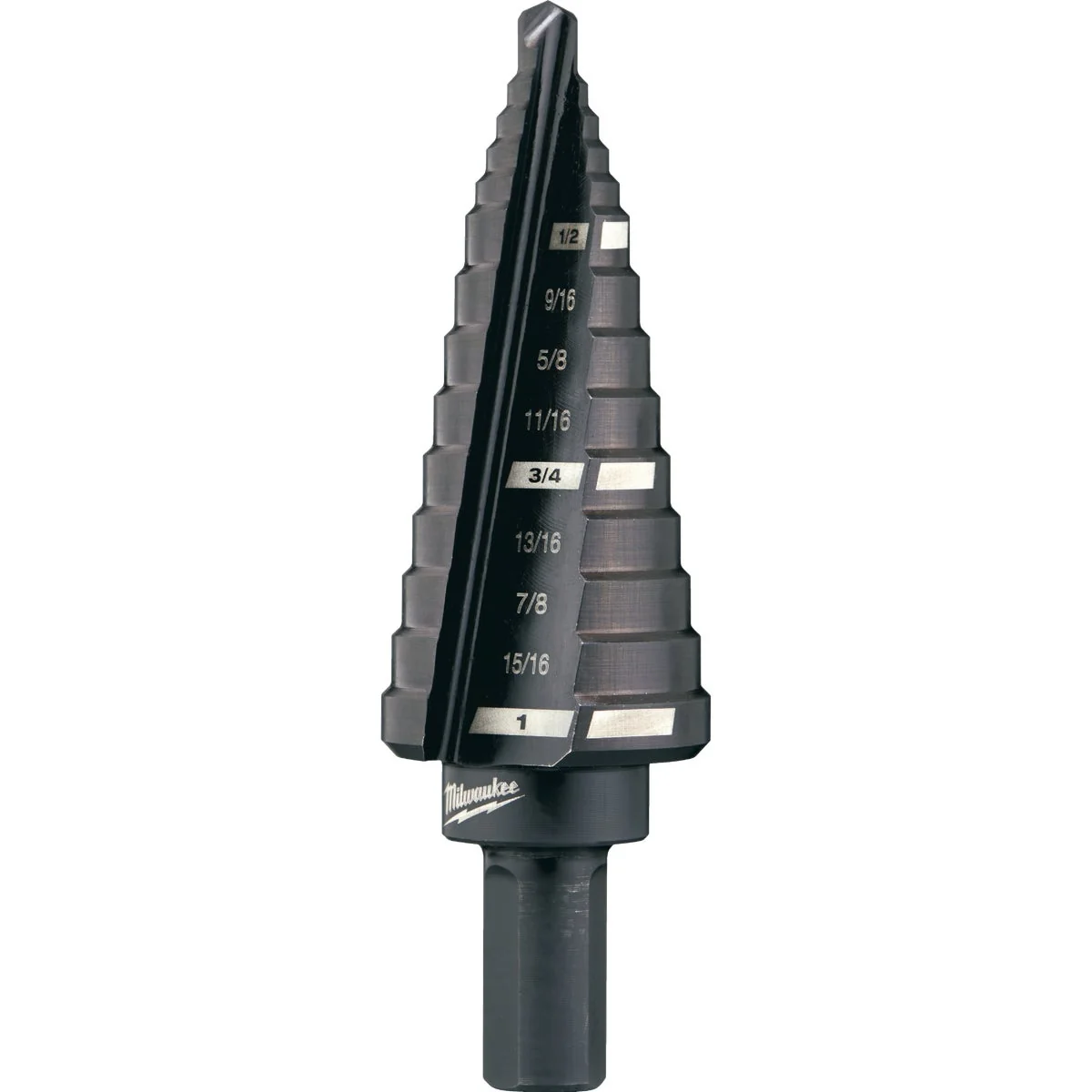 Sophisticated Milwaukee 1 2 In. - 1 In. 8 Step Drill Bit 9 Steps Superior