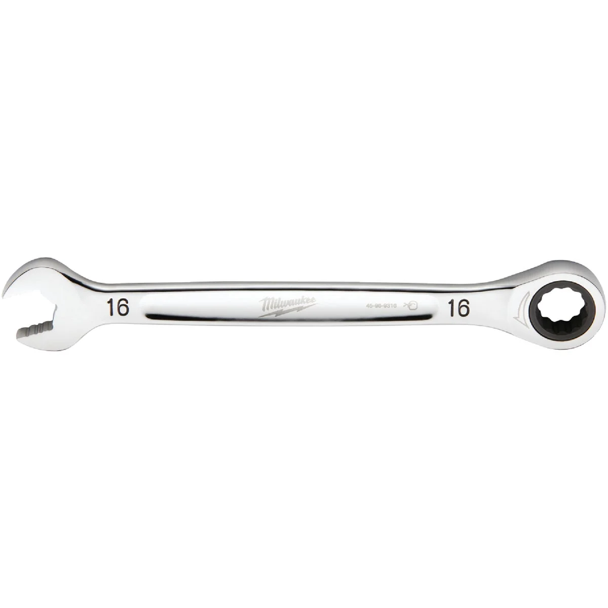 Powerful Milwaukee Metric 16 mm 12-Point Ratcheting Combination Wrench Safe