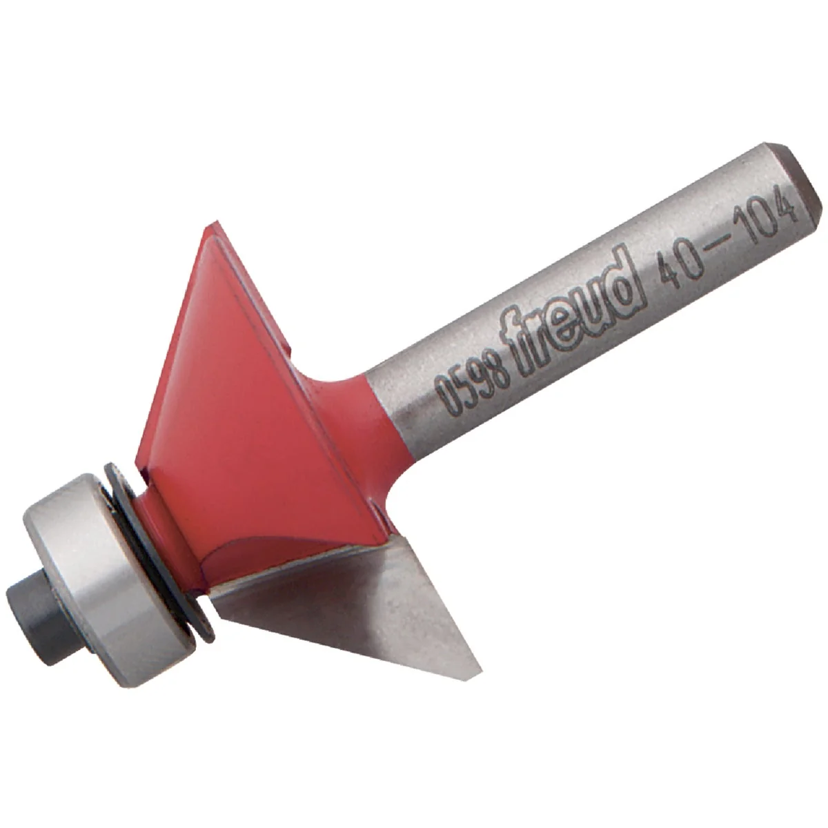 Verified Freud Carbide Flute 1 2 In. Chamfer Bit with Bearing Pilot Trusted
