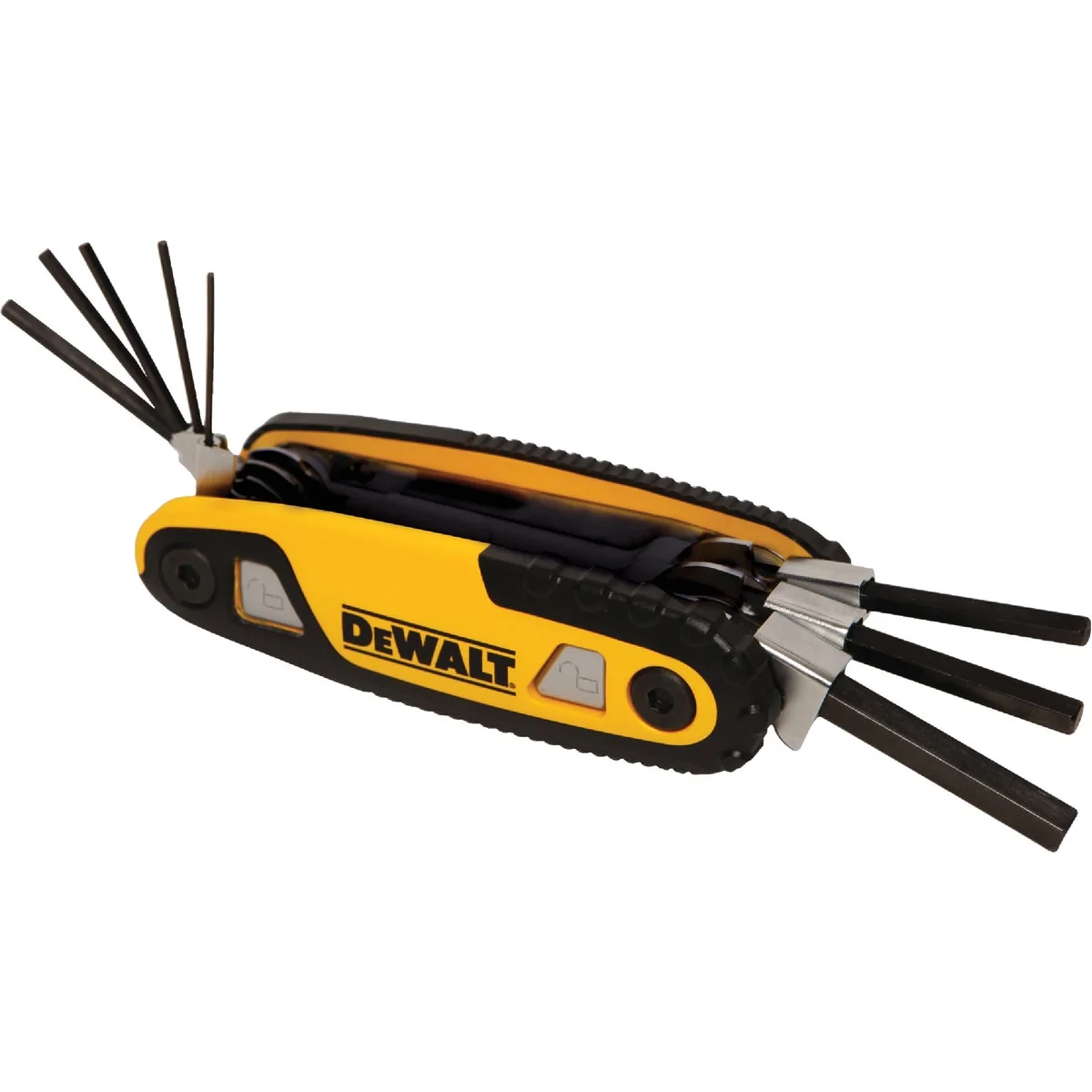 Original Design DeWalt SAE Folding and Locking Hex Key Set 8-Piece Flexible