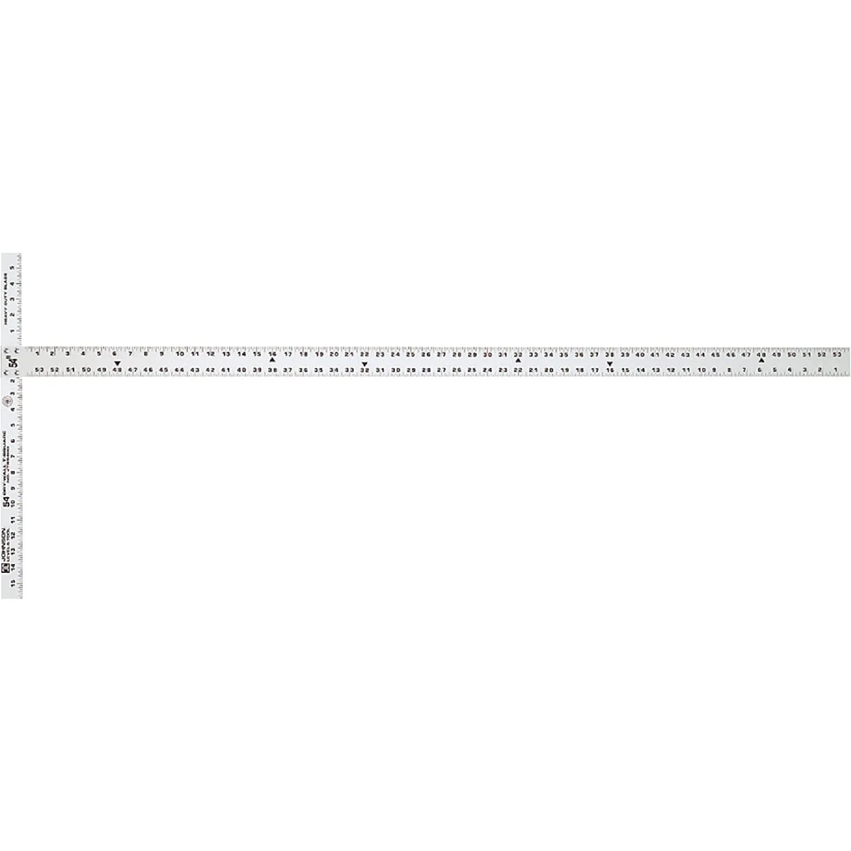 Solid Johnson Level 54 In. Aluminum English Heavy-Duty Drywall Square Minimalist