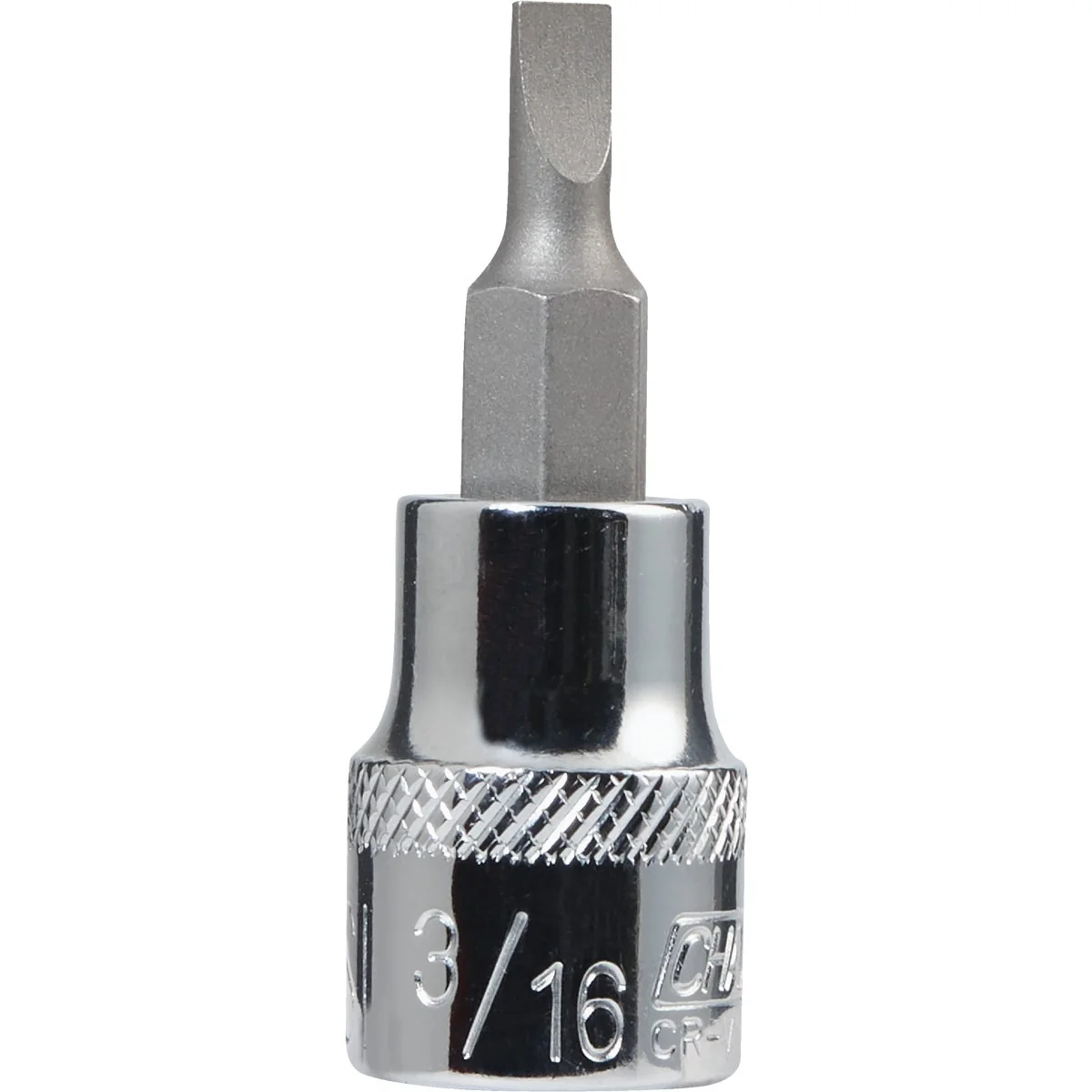Breathable Channellock Standard 3 8 In. Drive 3 16 In. Slotted Screwdriver Bit Socket Casual