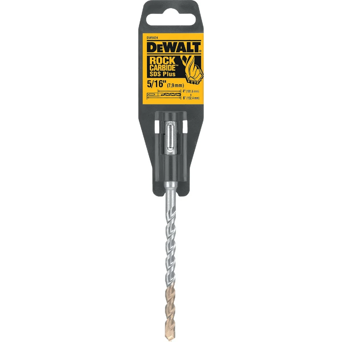 Prestigious DeWalt SDS-Plus 5 16 In. x 6 In. 2-Cutter Rotary Hammer Drill Bit Modern