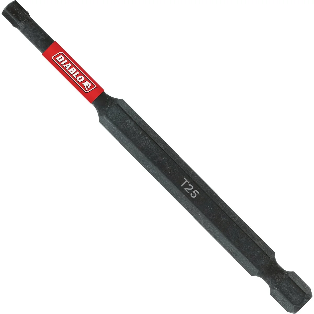 Consistent Diablo T25 TORX 3-1 2 In. Power Impact Screwdriver Bit Secure