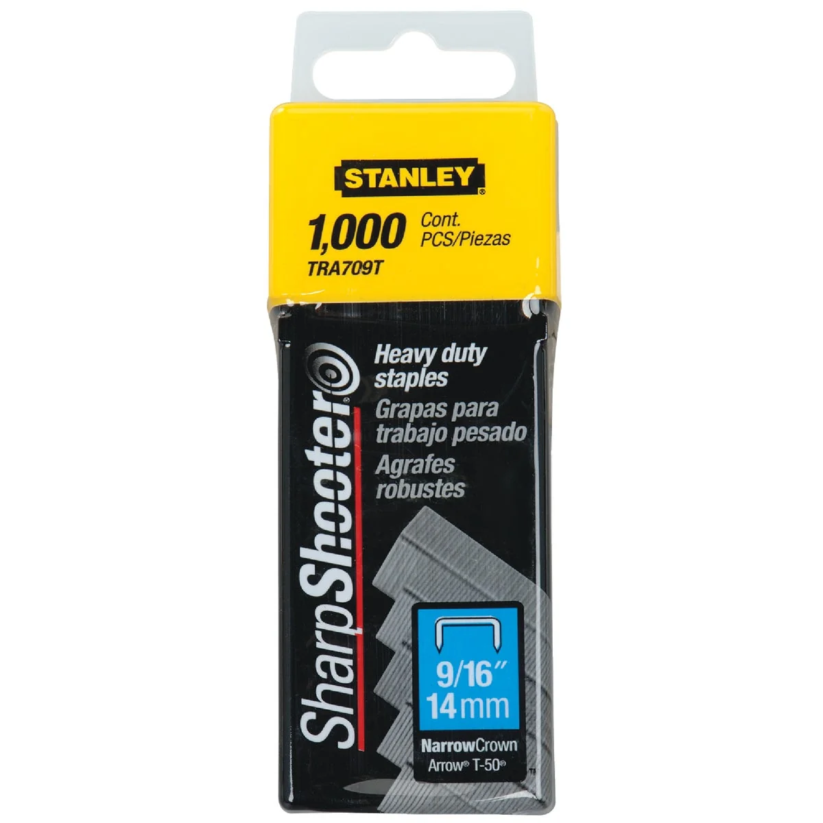 Enhanced Stanley SharpShooter Heavy-Duty Narrow Crown Staple 9 16 In. 1000-Pack Crafted