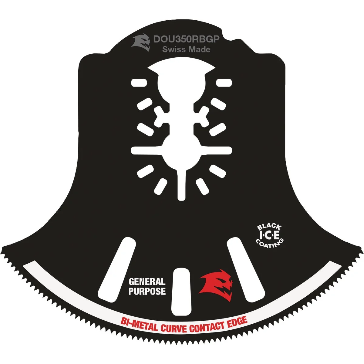 Functional Diablo Universal Fit 3-1 2 In. Bi-Metal Oscillating Blade for General Purpose Cuts Official