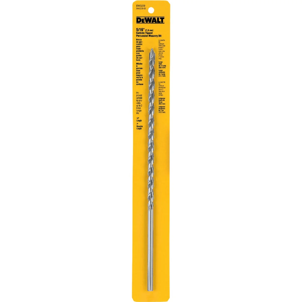 Sustainable DeWalt 5 16 In. x 12 In. Masonry Drill Bit Sophisticated