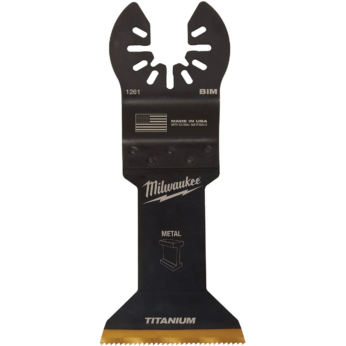 Superior Milwaukee OPEN-LOK 1-3 4 In. Titanium Enhanced Bi-Metal Oscillating Blade Minimalist
