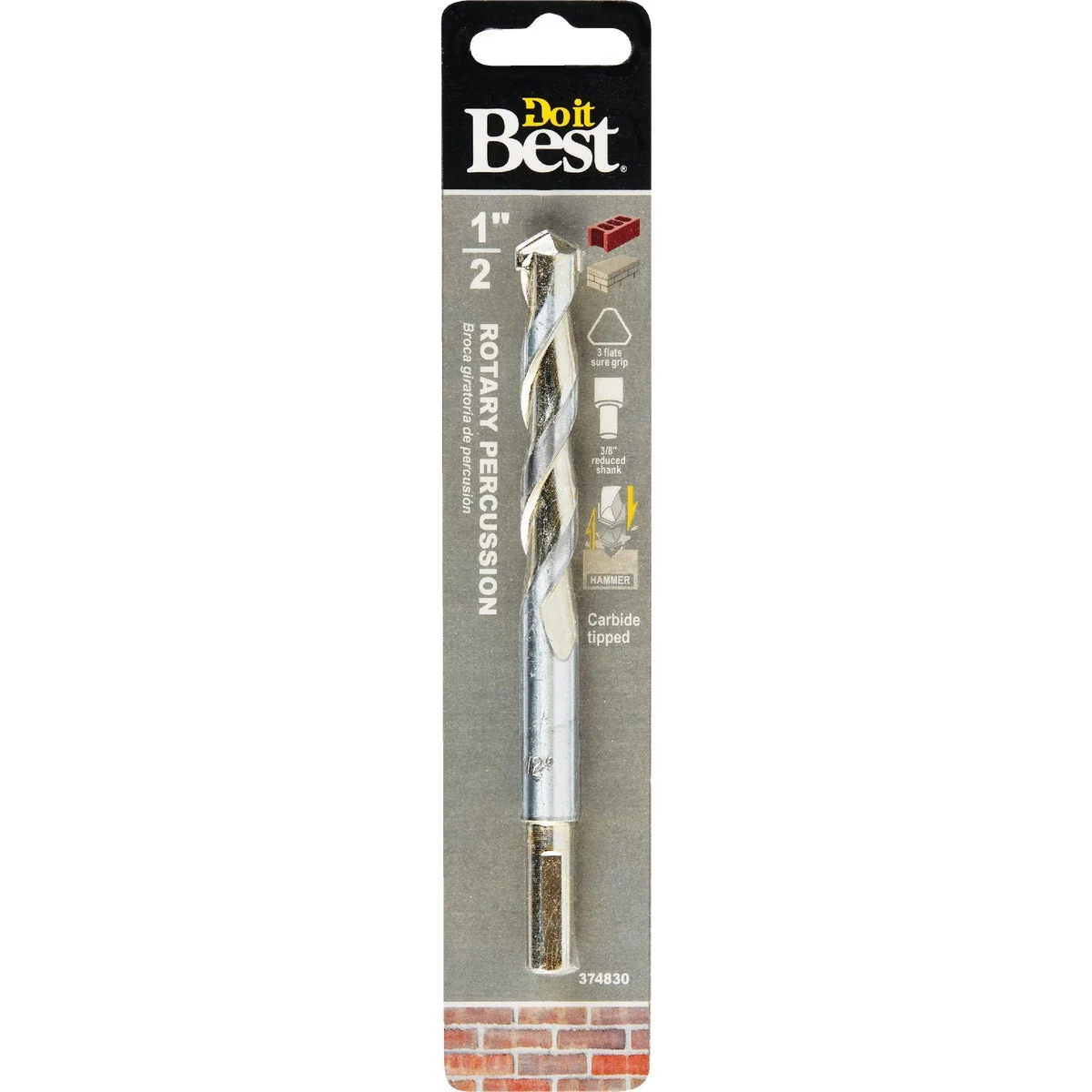 Superior Do it 1 2 In. x 6 In. Rotary Percussion Masonry Drill Bit Outstanding