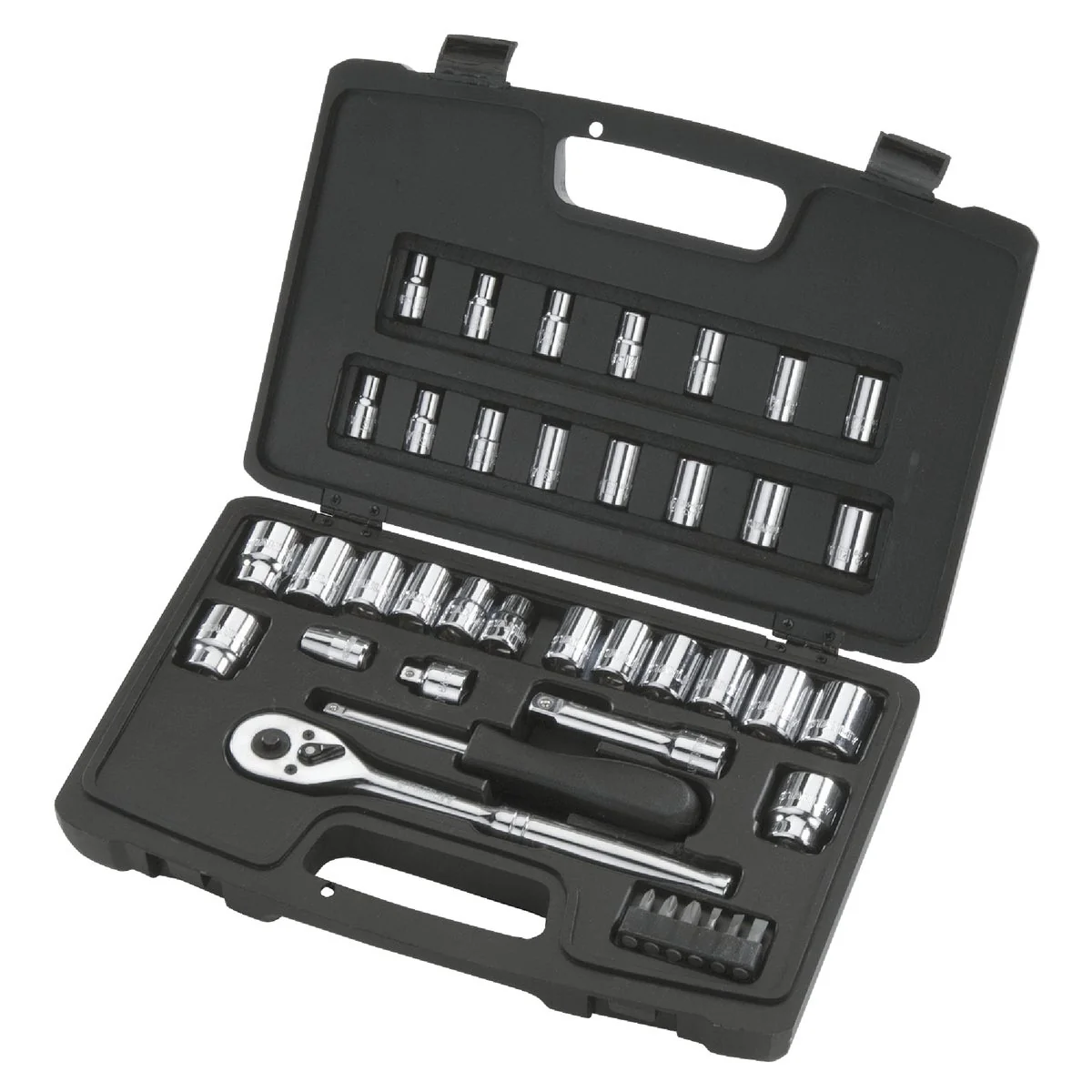 Refined Stanley Standard Metric 3 8 In. Drive Combination Ratchet Socket Set 40-Piece Environmentally Friendly