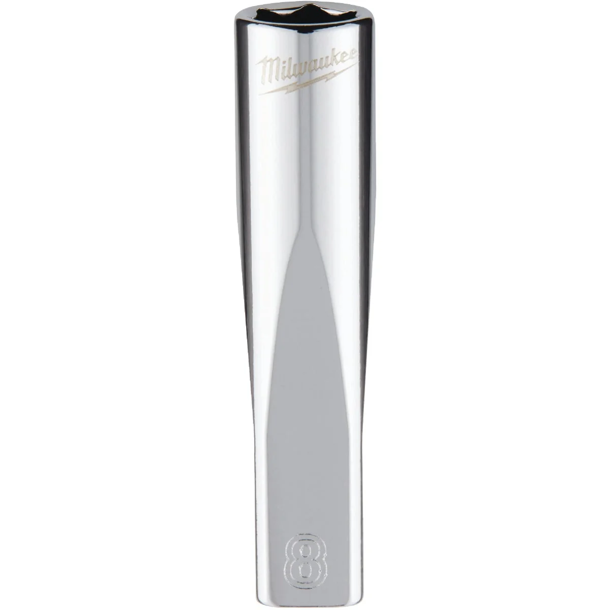 Long-Lasting Milwaukee 1 4 In. Drive 8 mm 6-Point Deep Metric Socket with FOUR FLAT Sides Classic