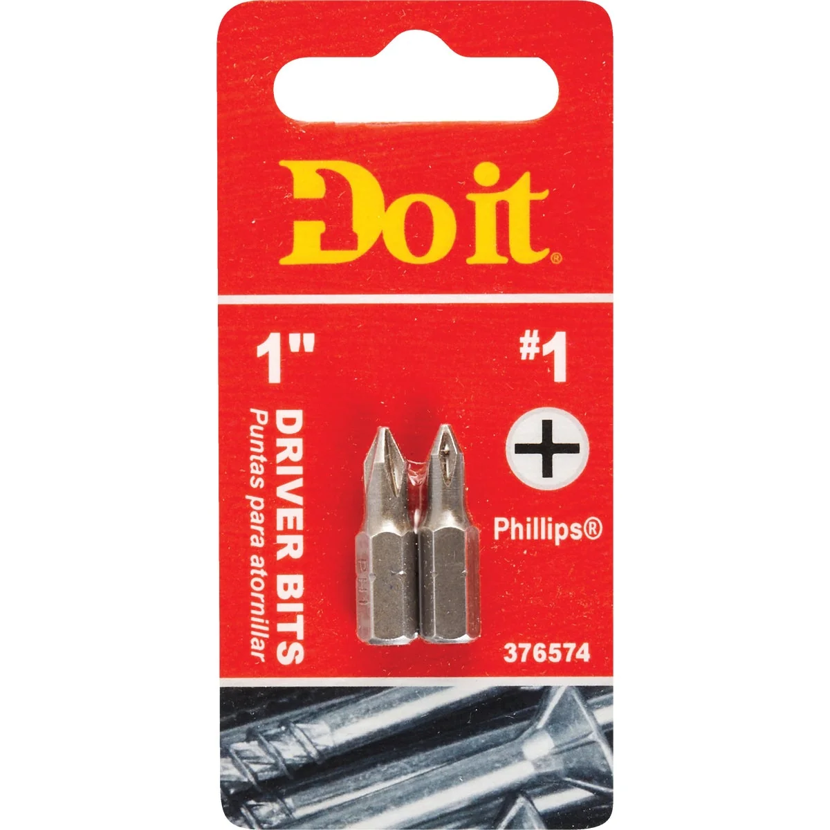 Smart Do it 1 Phillips 1 In. Insert Screwdriver Bit 2-Pack Expertly Made