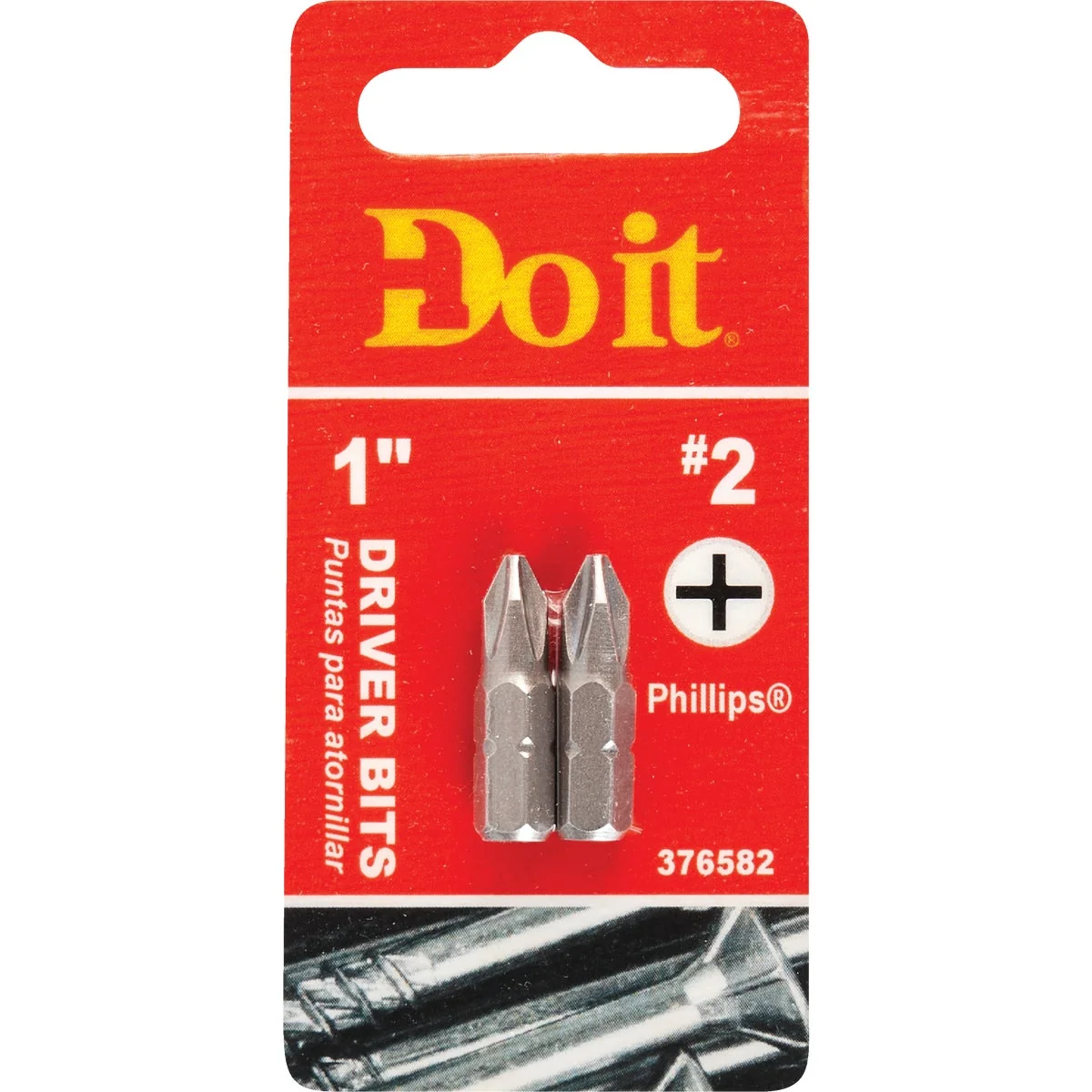 Original Do it 2 Phillips 1 In. Insert Screwdriver Bit 2-Pack Convenient