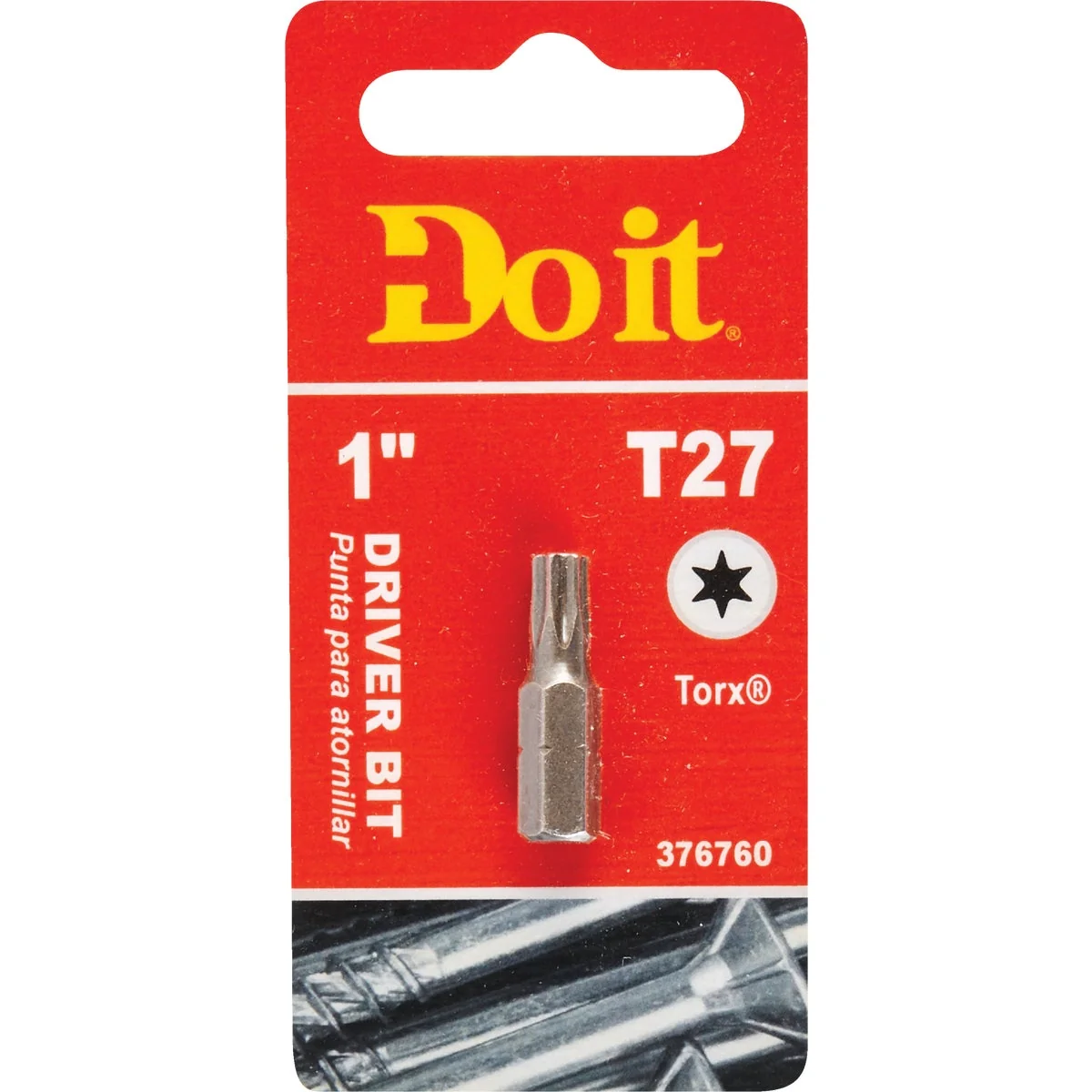 Smooth Do it T27 TORX 1 In. Insert Screwdriver Bit Powerful