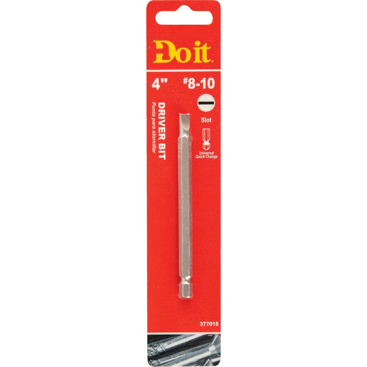 Breathable Do it 8-10 Slotted 4 In. Power Screwdriver Bit Soft