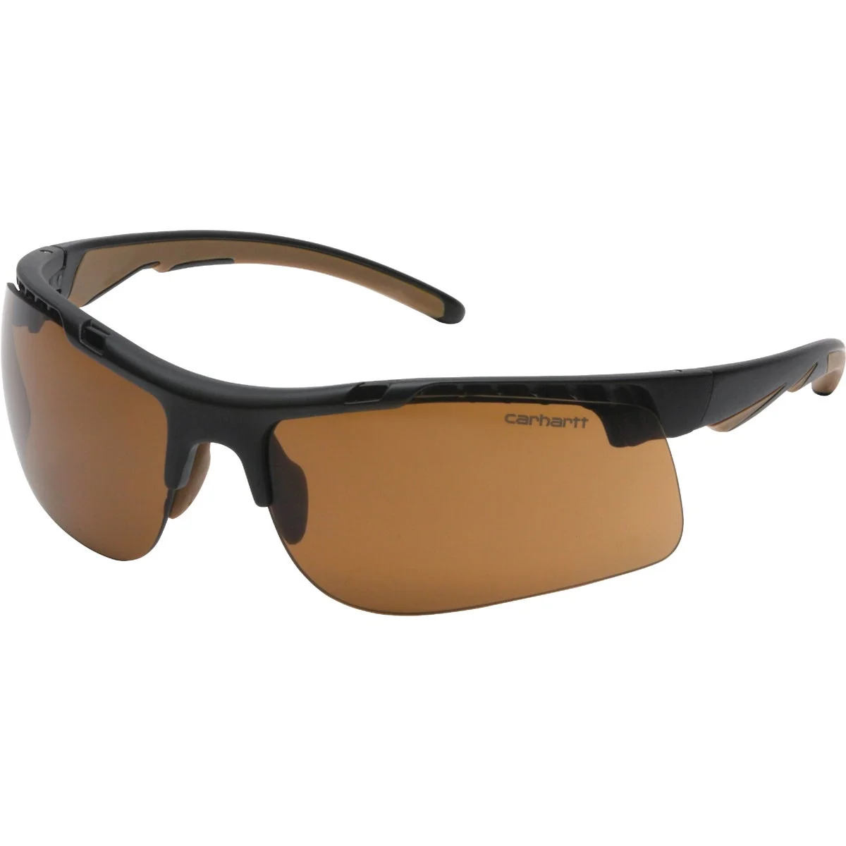 Traditional Carhartt Rockwood Black Frame Safety Glasses with Bronze Anti-Fog Lenses