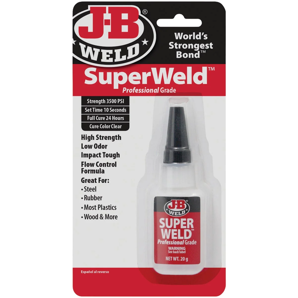 High-Performance J-B Weld 0.71 Oz. SuperWeld Super Glue Authentic