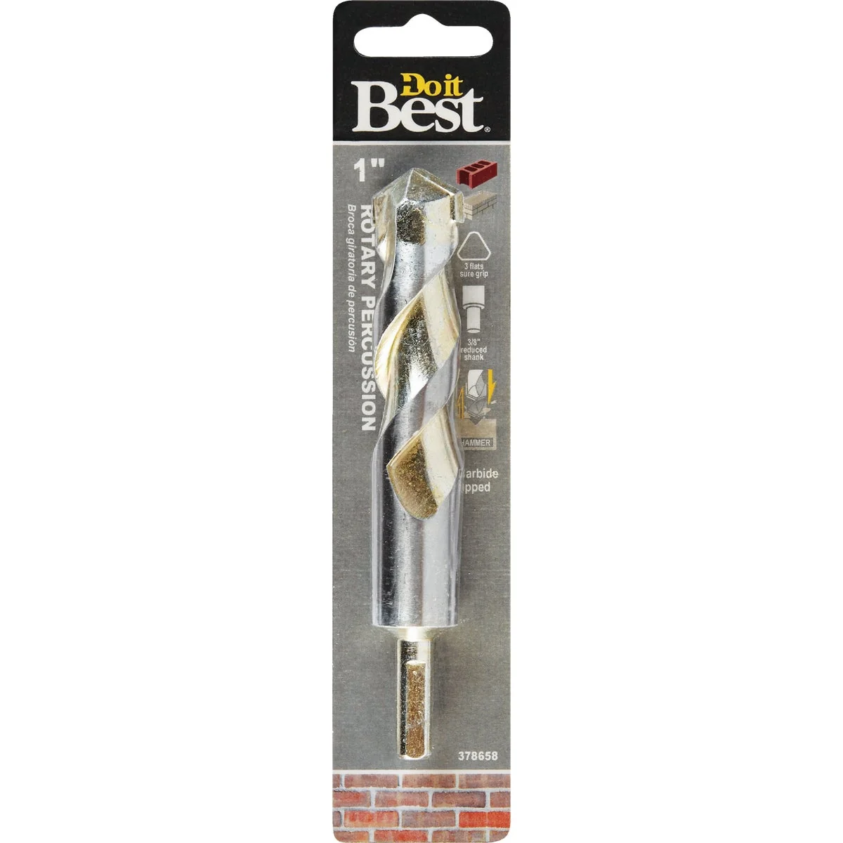 User-Friendly Do it 1 In. x 6 In. Rotary Percussion Masonry Drill Bit Selected