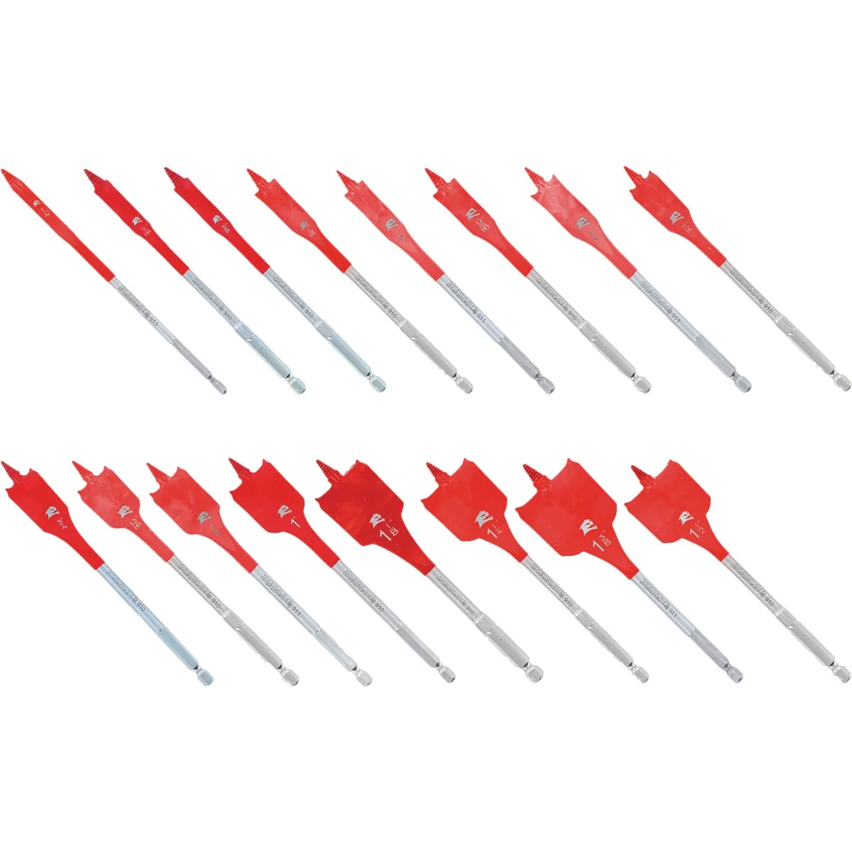 Luxury Diablo SPEEDemon Spade Bit Set 16-Piece Innovative