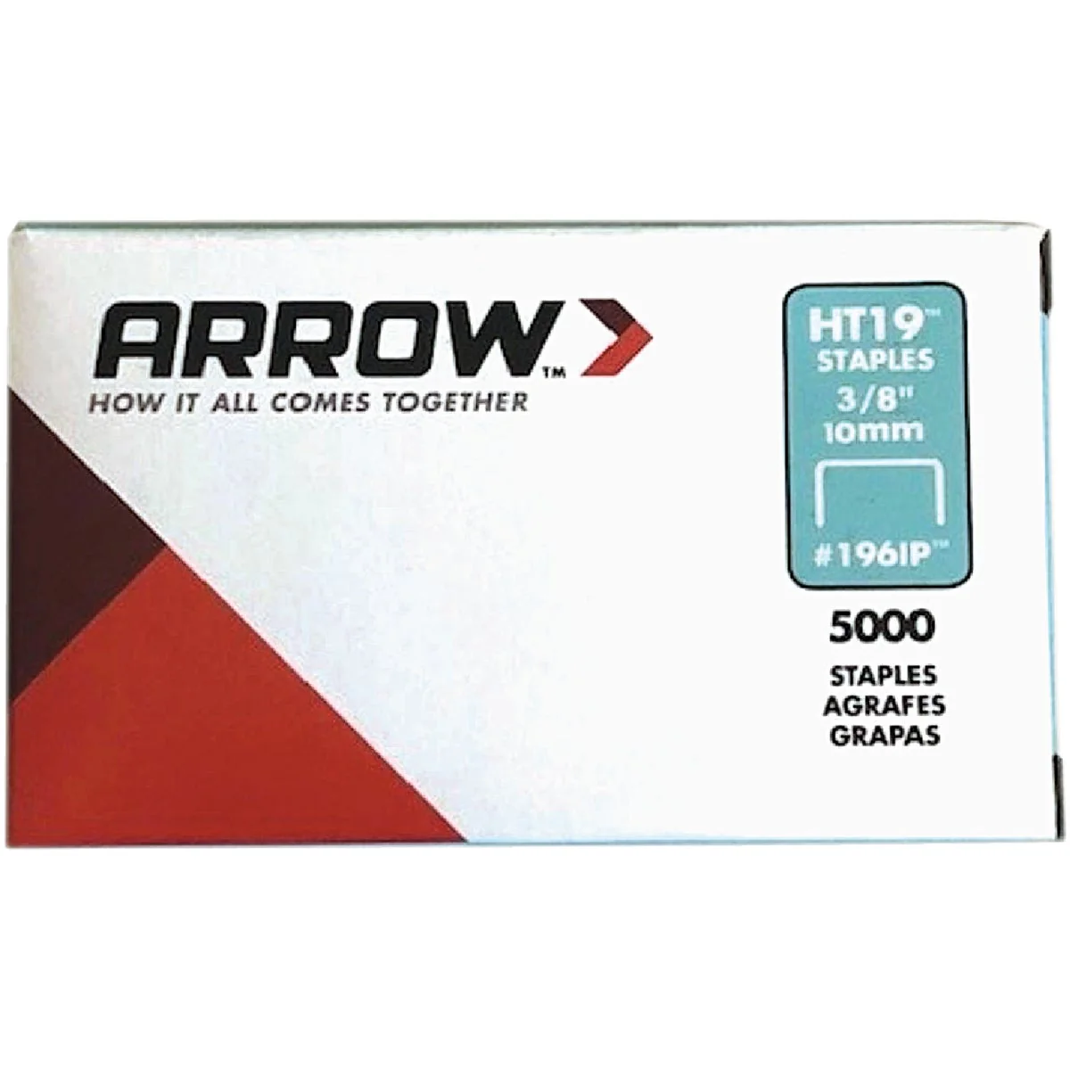 Artisan Arrow HT19 Hammer Tacker Staple 3 8 In. 5000-Pack Reusable