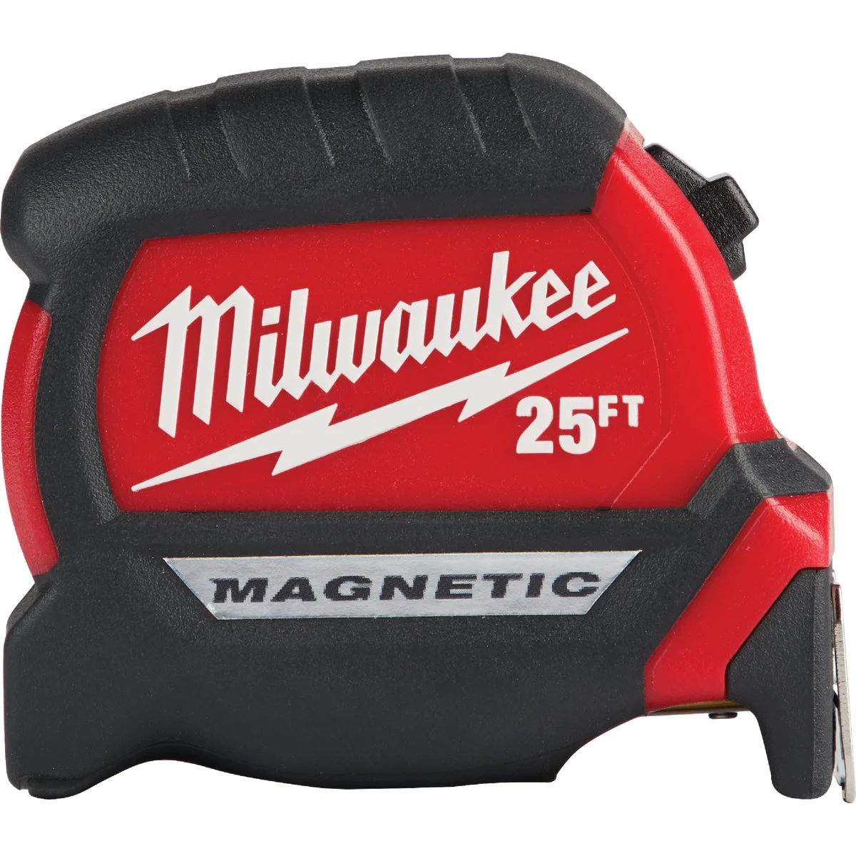 Reusable Milwaukee 25 Ft. Compact Wide Blade Magnetic Tape Measure Solid