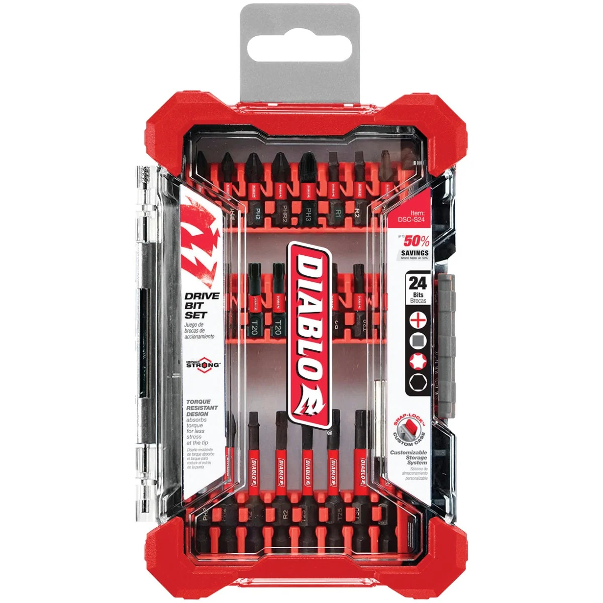 Responsible Diablo 24-Piece Impact Screwdriver Bit Set Environmentally Friendly