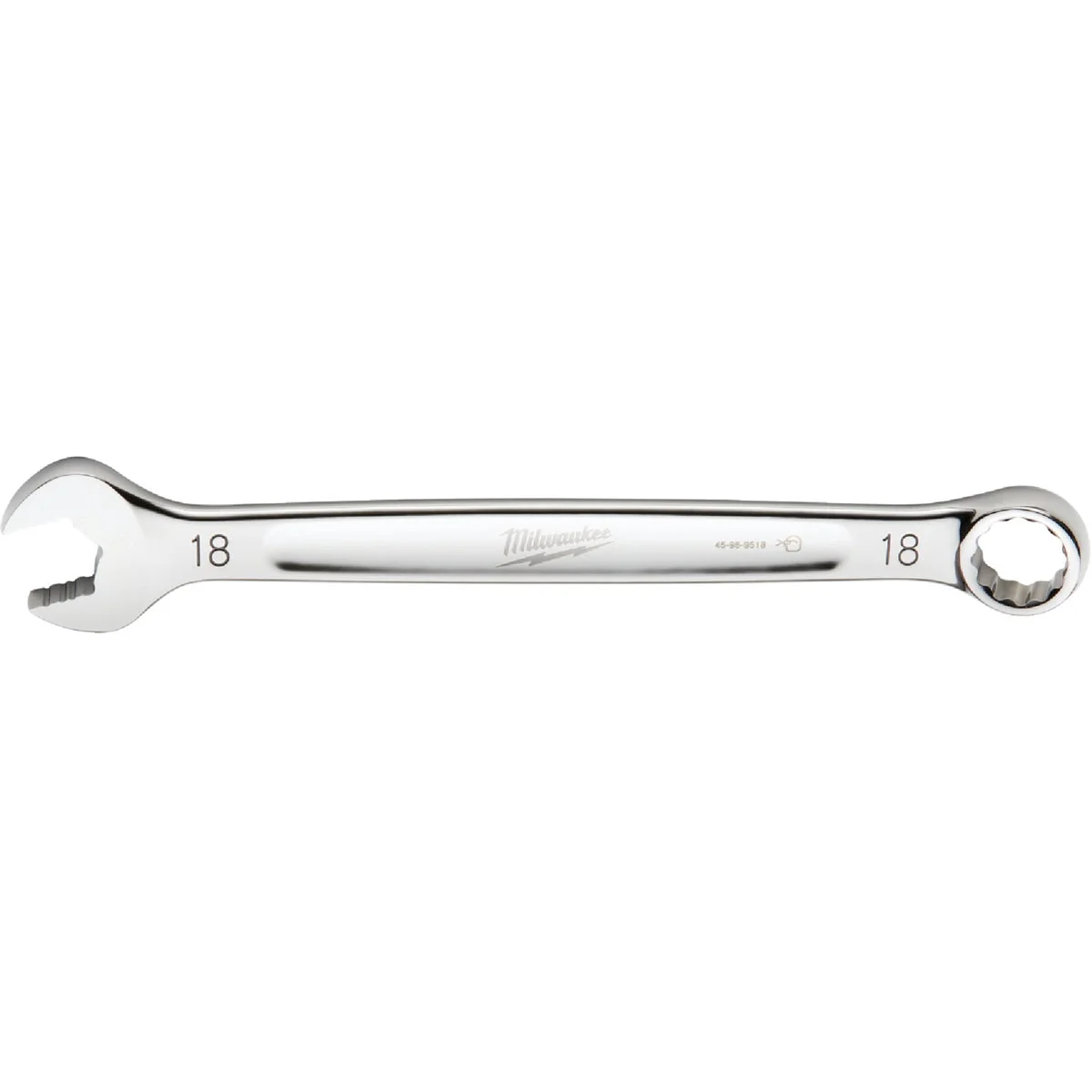 High-Grade Milwaukee Metric 18 mm 12-Point Combination Wrench First-Class