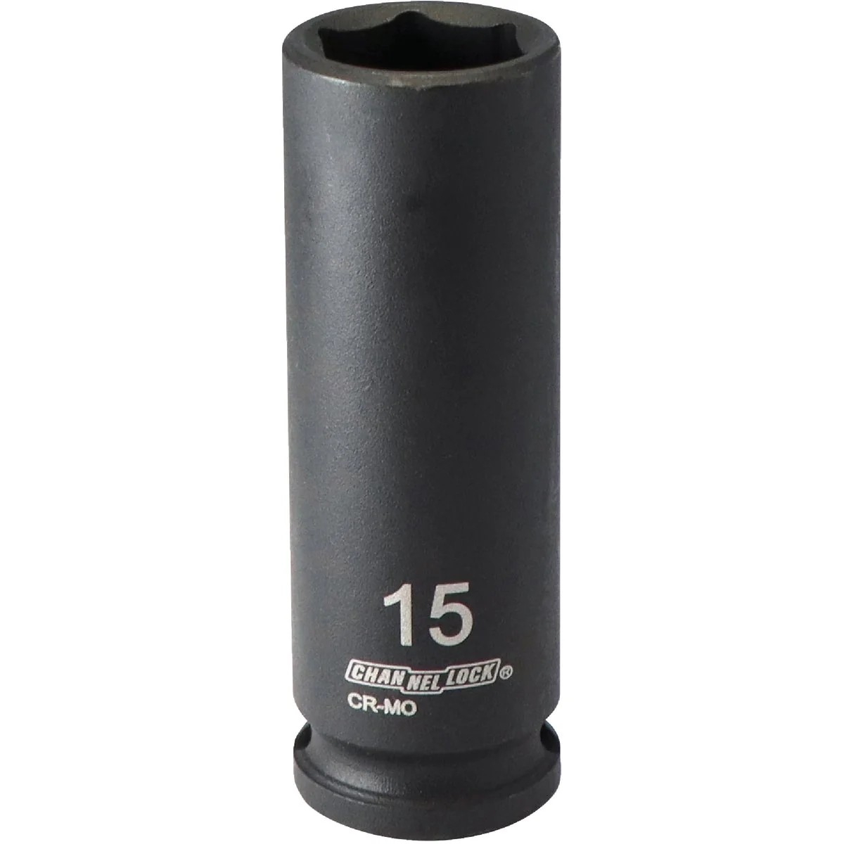 Selected Channellock 3 8 In. Drive 15 mm 6-Point Deep Metric Impact Socket Lightweight