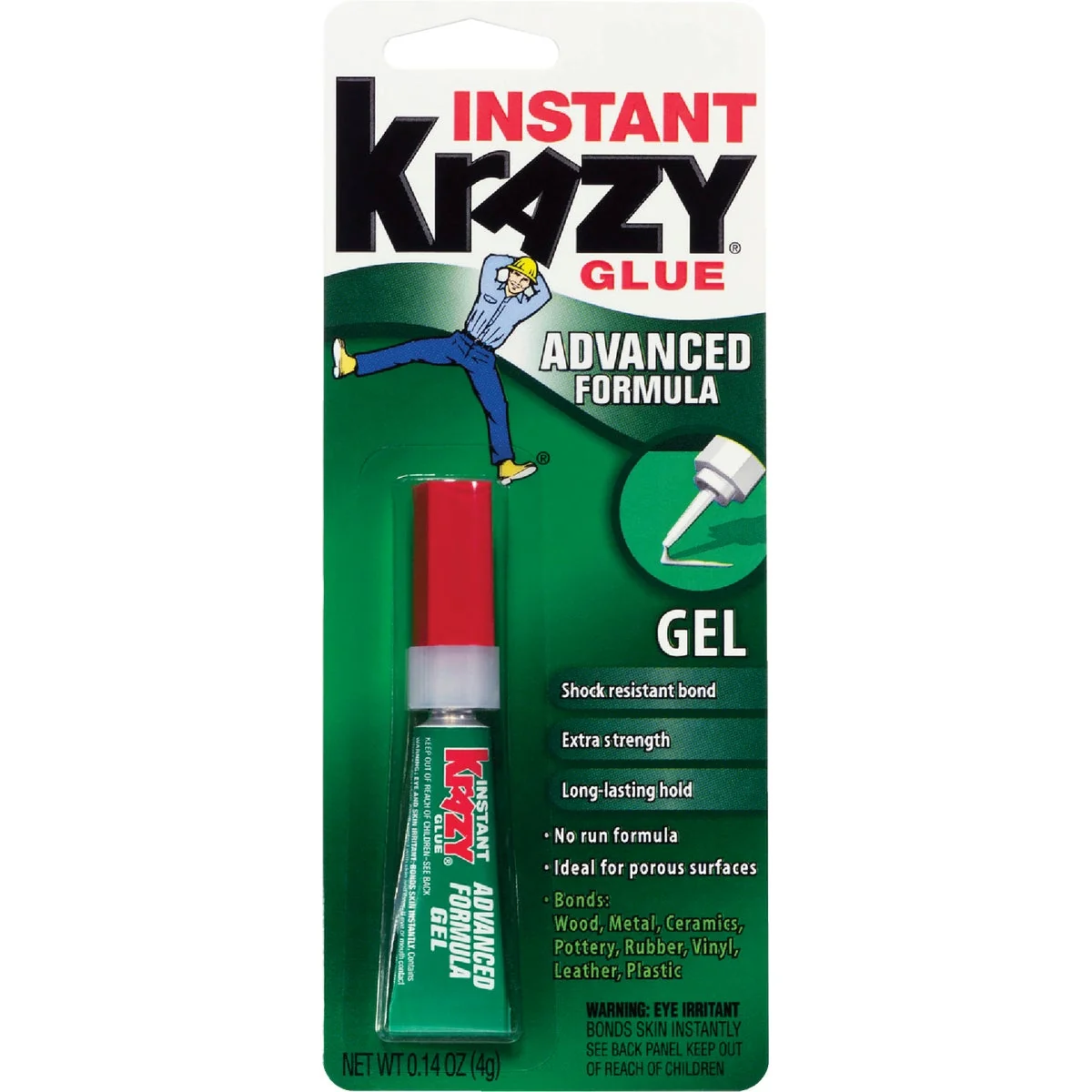 Fashionable Krazy Glue 0.14 Oz. Maximum Bond Super Glue Gel Natural