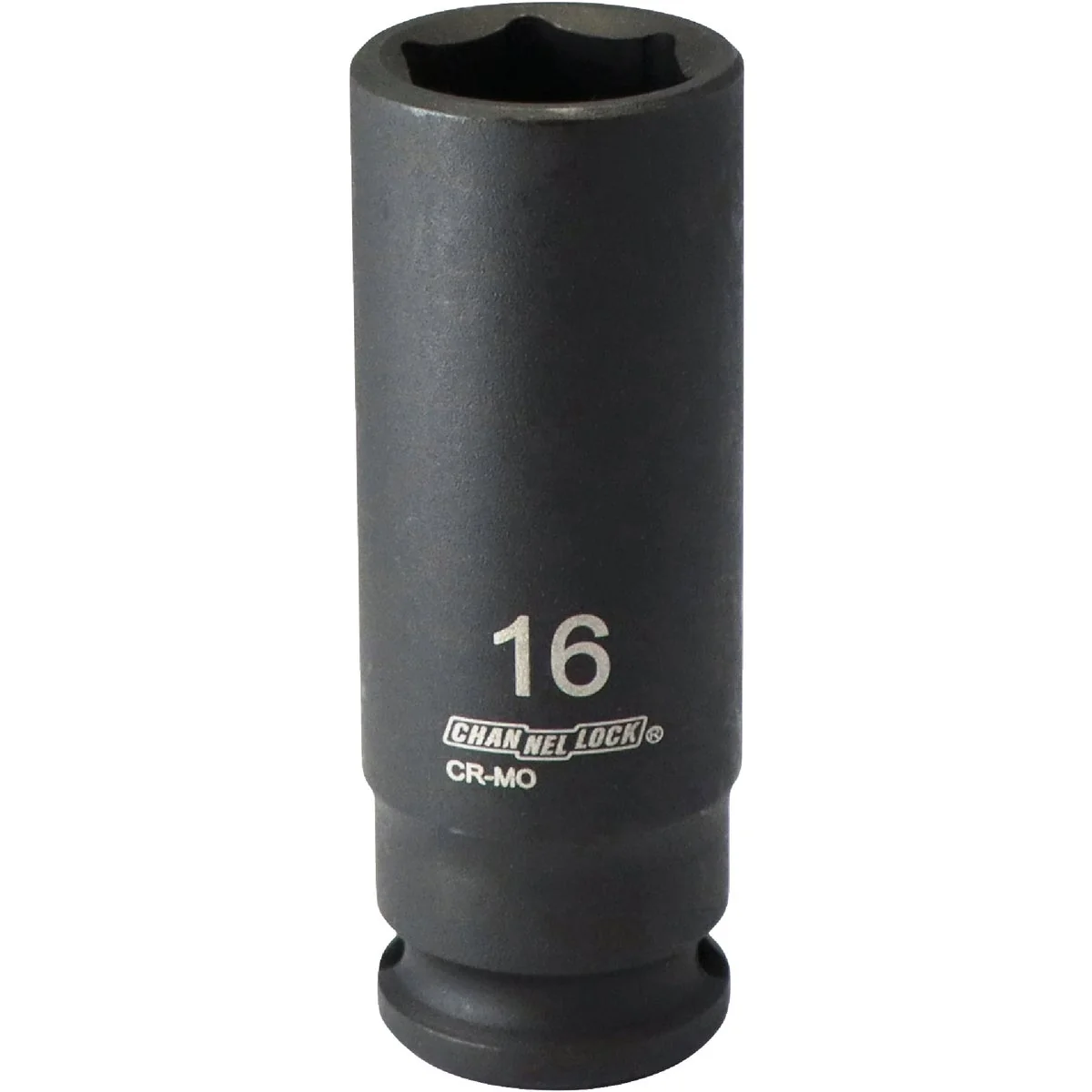 Durable Channellock 3 8 In. Drive 16 mm 6-Point Deep Metric Impact Socket Detailed