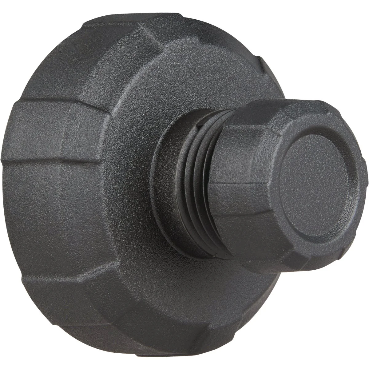 Solid Milwaukee 5 8 In. Black Plastic Vacuum Drain Adapter Official