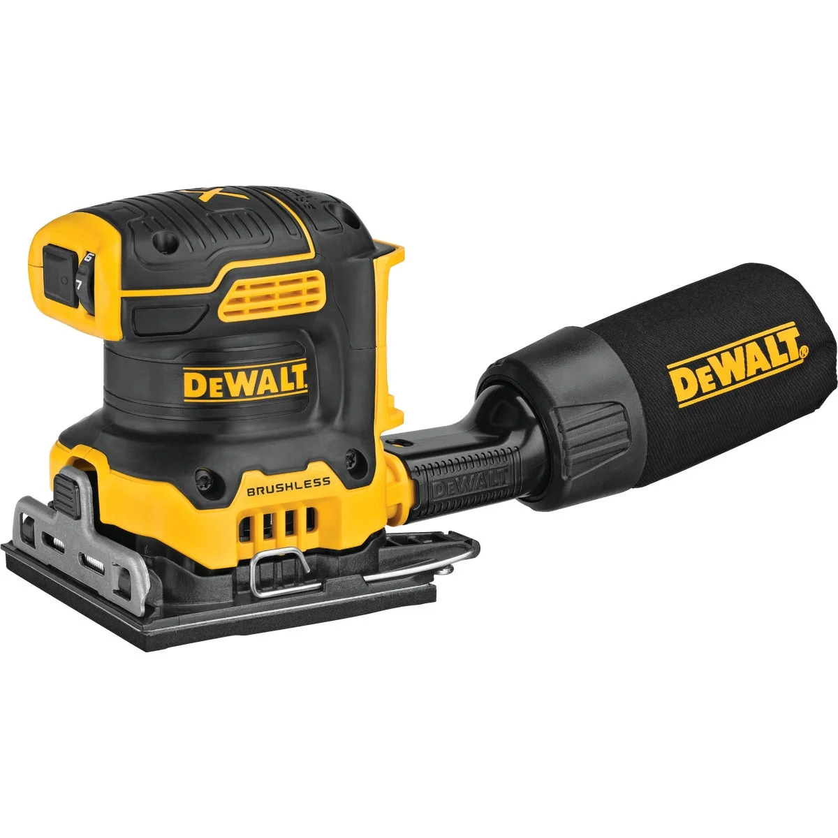 User-Friendly DeWalt 20 Volt MAX XR 1 4 In. Sheet Variable Speed Brushless Cordless Finish Sander Bare Tool Optimized