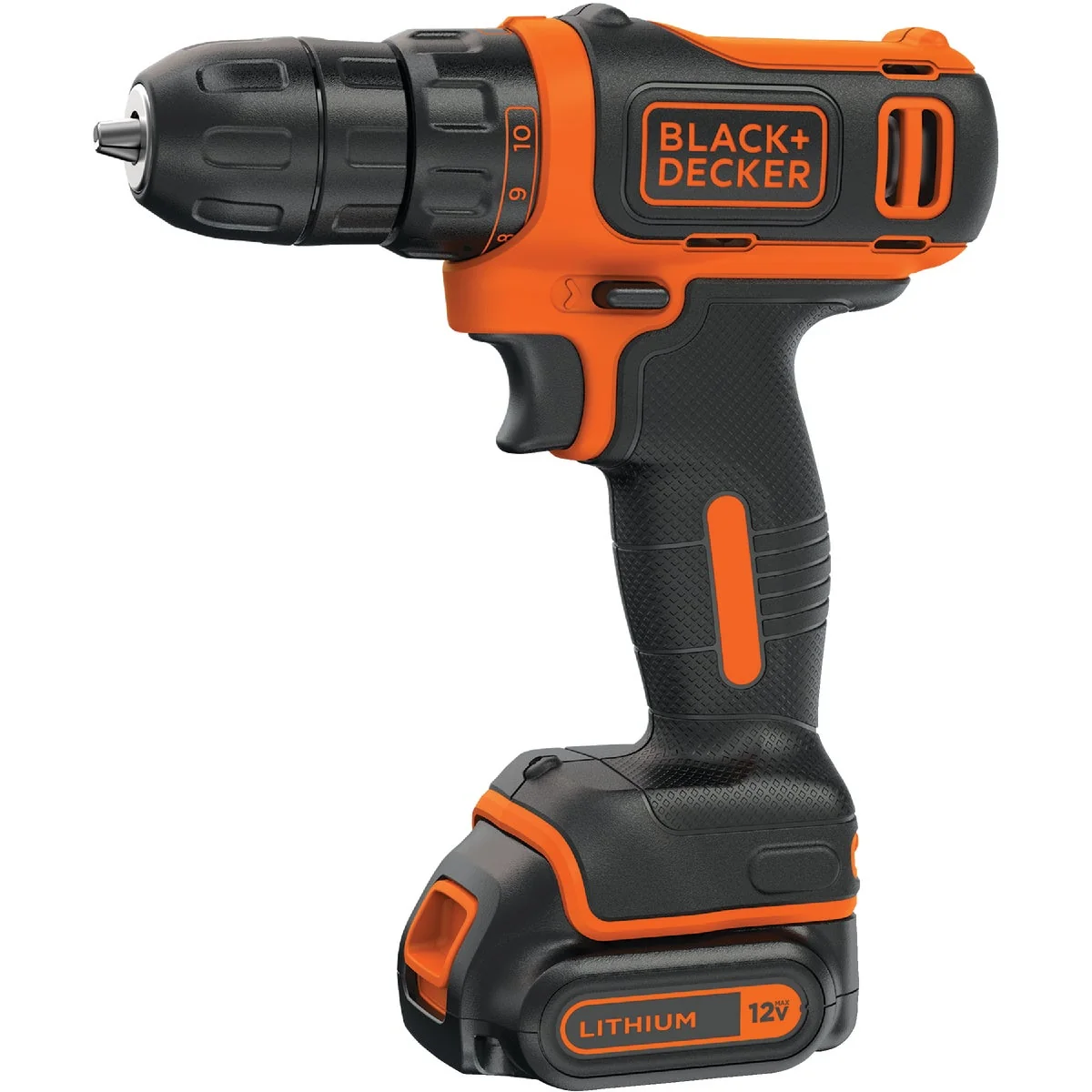 Enhanced Black Decker 12 Volt MAX Lithium-Ion 3 8 In. Cordless Drill Kit Authentic
