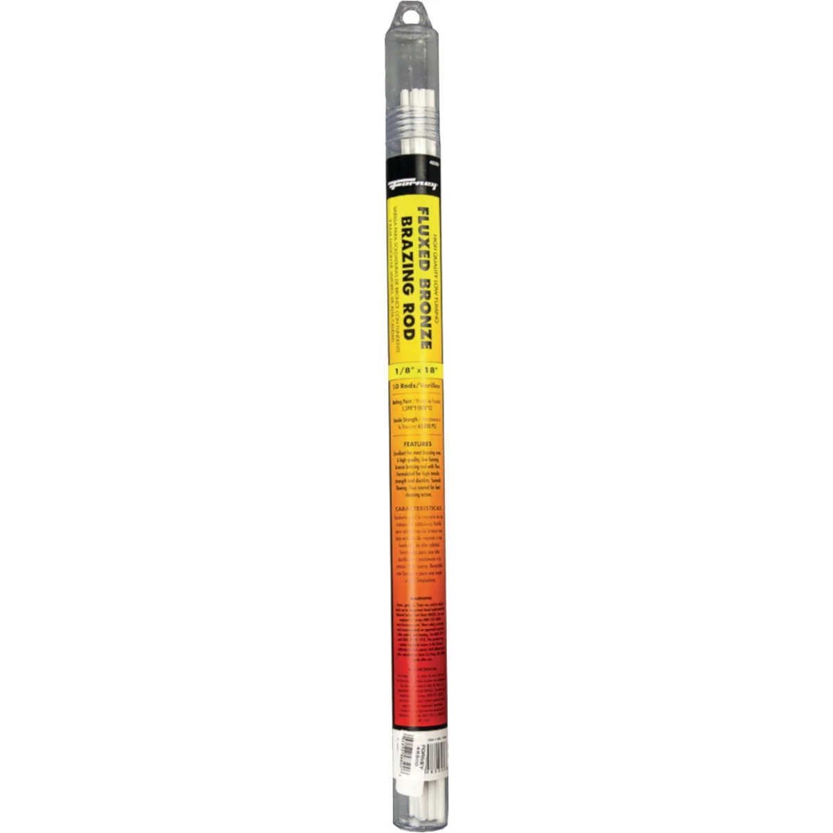 Classic Forney 1 8 In. x 18 In. Fluxed Brazing Rod 10-Pack Artisan