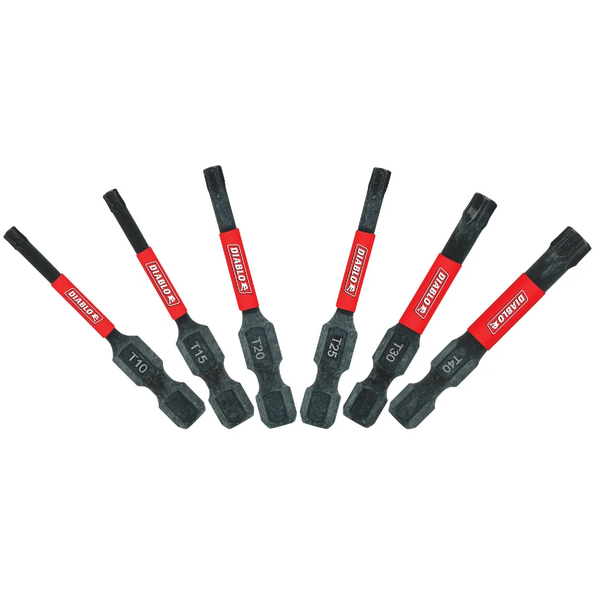Easy-to-Use Diablo 2 In. Torx Impact Screwdriver Bit Set 6-Piece Selected
