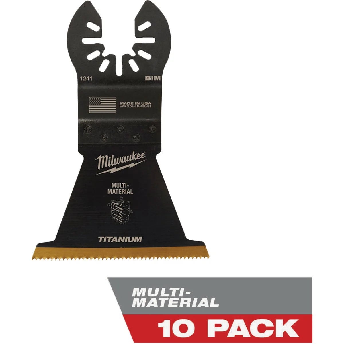 Proven Milwaukee OPEN-LOK 2-1 2 In. Titanium Enhanced Bi-Metal Multi-Material Oscillating Blade 10-Pack Safe