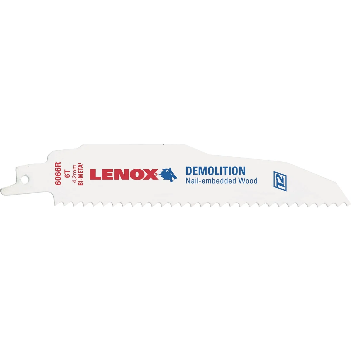 Artisan Lenox 6 In. 6 TPI Wood w Nails Demolition Reciprocating Saw Blade 2-Pack Crafted