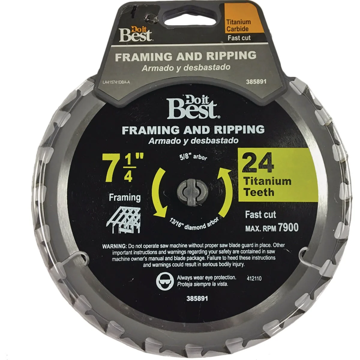 Next-Generation Do it Professional 7-1 4 In. 24-Tooth Framing Ripping Circular Saw Blade Soft