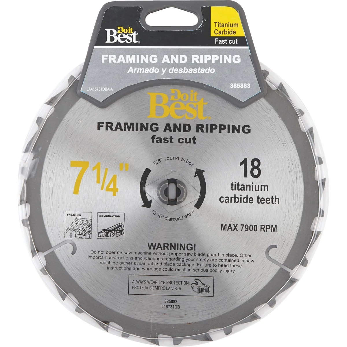 High-Quality Do it Professional 7-1 4 In. 18-Tooth Ripping Circular Saw Blade High-Grade