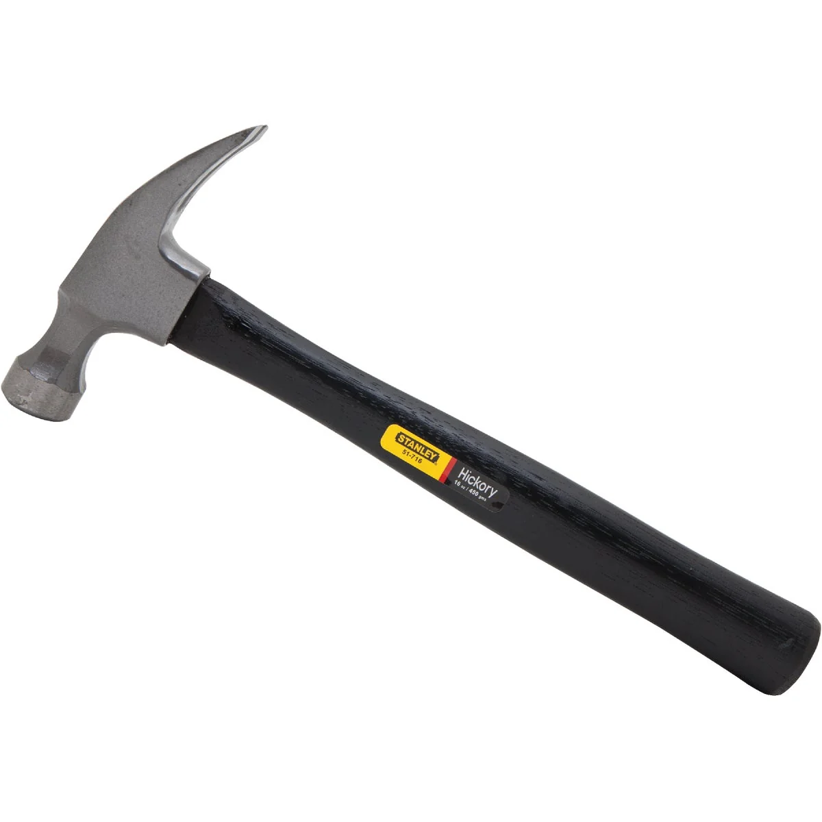 Expertly Made Stanley 16 Oz. Smooth-Face Rip Claw Hammer with Hickory Handle Modern
