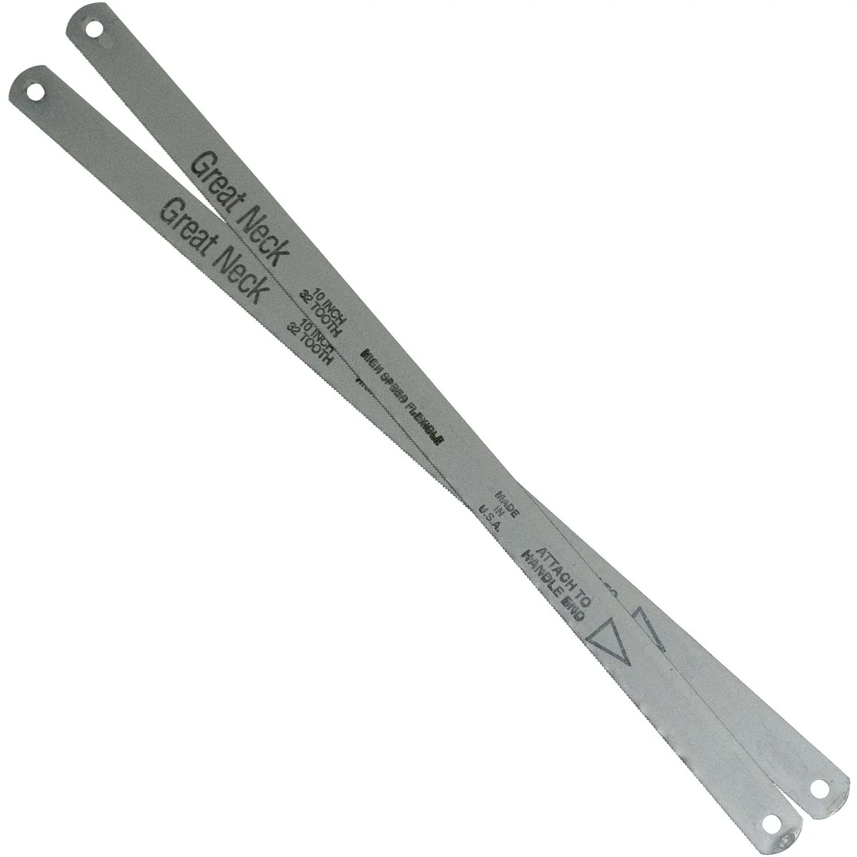 Elite Do it 10 In. L. Blade 32 TPI High-Speed Steel Hacksaw Blade 2-Pack Classic