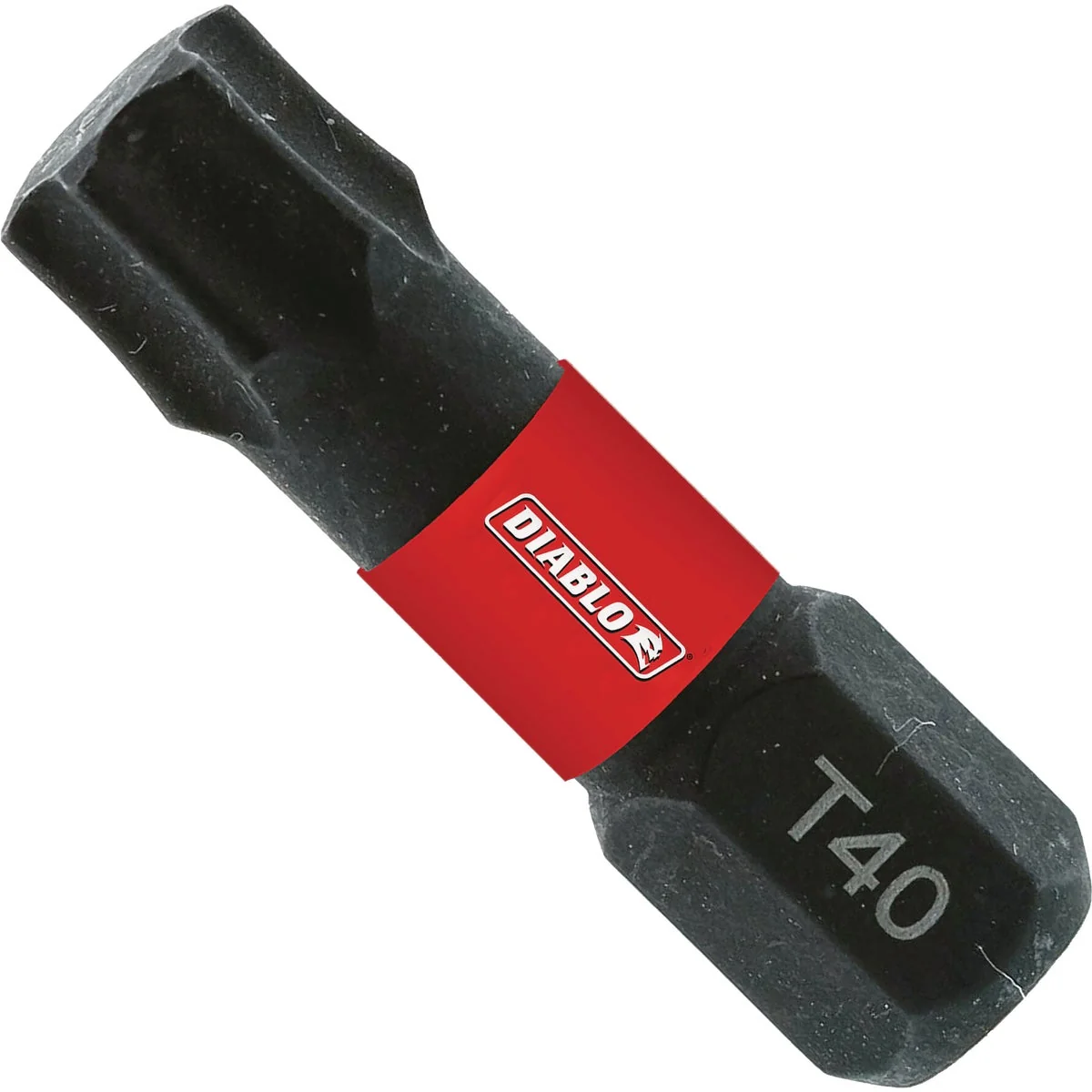 Advanced Diablo T40 TORX 1 In. Insert Impact Screwdriver Bit 5-Pack High-Performance