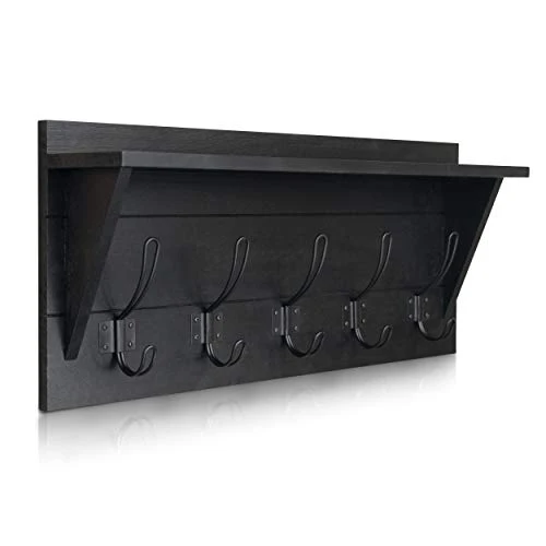 Original Wall Mounted Coat Rack Shelf Dependable