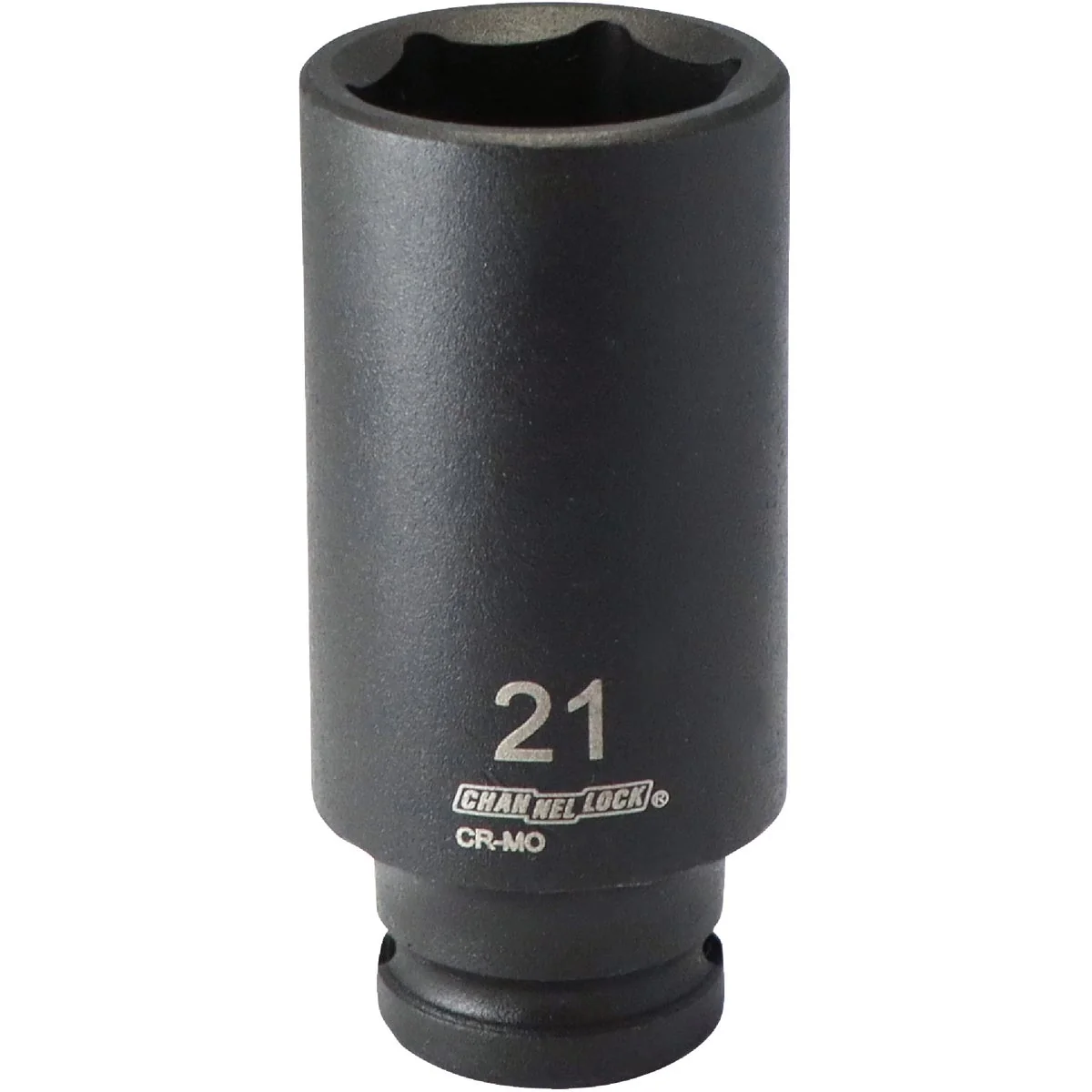 Dependable Channellock 3 8 In. Drive 21 mm 6-Point Deep Metric Impact Socket Smart