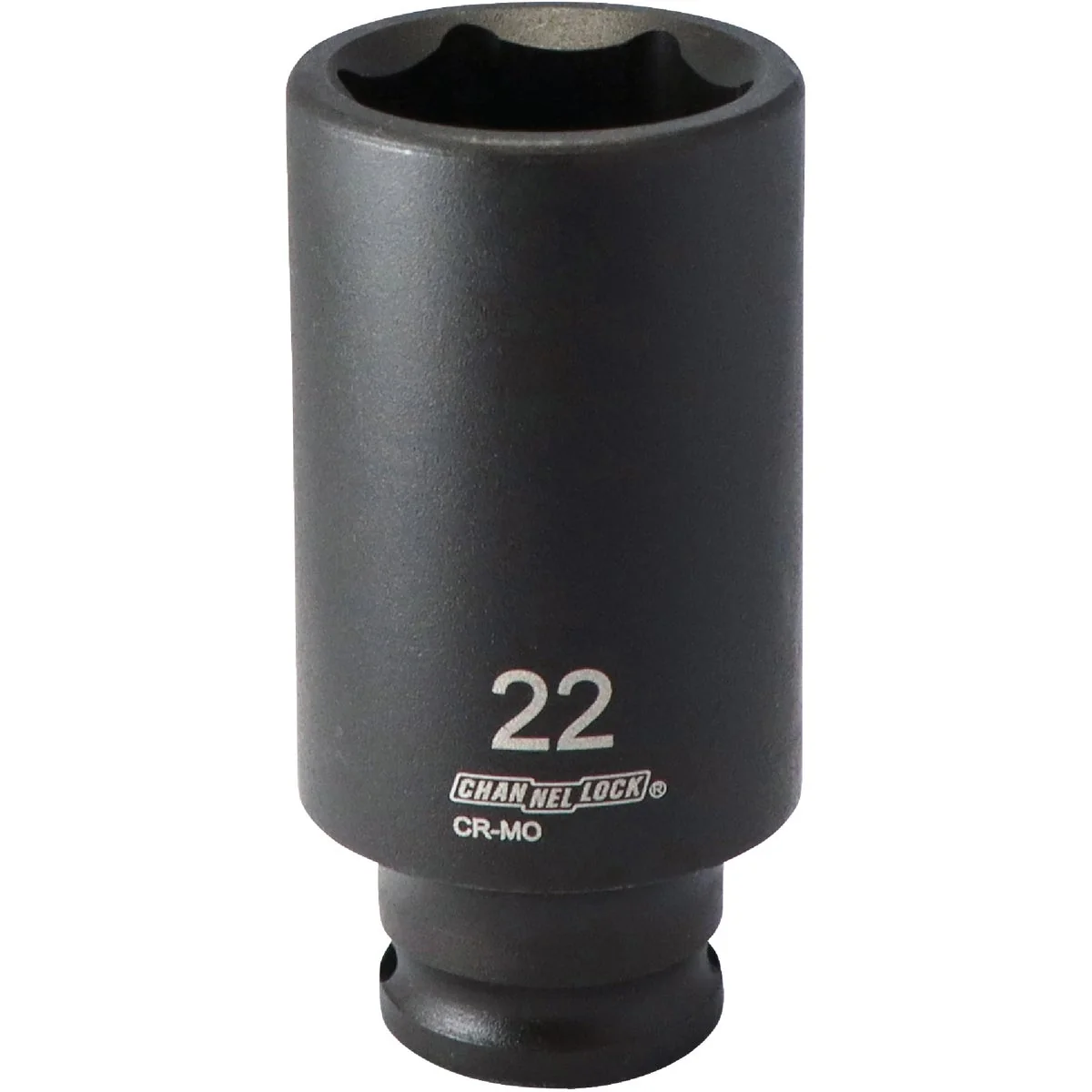 Superior Channellock 3 8 In. Drive 22 mm 6-Point Deep Metric Impact Socket Relaxed