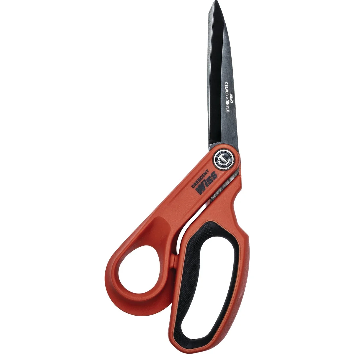 High-End Crescent Wiss 9.5 In. Titanium Coated Offset Left Hand Tradesman Shears Clean